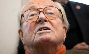 Jean-Marie Le Pen, fundador del Frente Nacional francés 