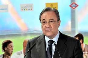 Florentino Pérez, presidente del Real Madrid 