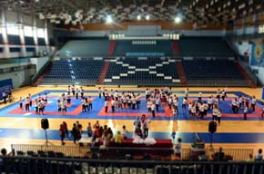 Las Jornadas de Autodefensa Femenina reunieron a 200 mujeres en el pabellón Quico Cabrera