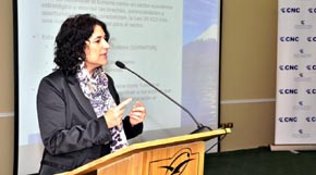 Subsecretaria de Turismo Javiera Montes expone en Seminario de la CNC