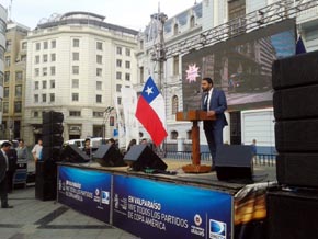 Lanzan Copa América en Valparaíso