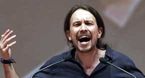 El secretario general de Podemos, Pablo Iglesias 