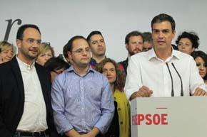 24M- Sánchez celebra el resultado: 'El PSOE va a liderar el cambio progresista, vamos a asumir nuestra responsabilidad