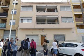 Fachada de la vivienda en Benisanó (Valencia) del delegado del Gobierno en la Comunidad Valenciana, Serafín Castellano