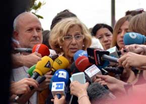 Carmena destaca el afán de escucha del presidente de Bankia pero insiste en los pisos vacíos