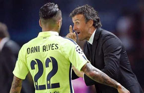 Se quedan Luis Enrique, Pedro y Dani Alves