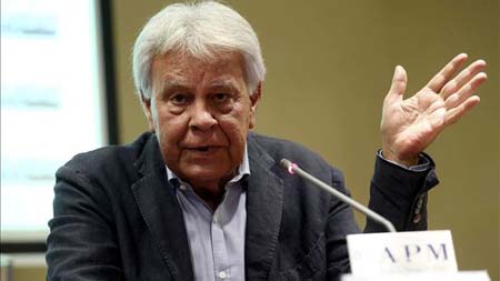 El ex presidente de gobierno Felipe González