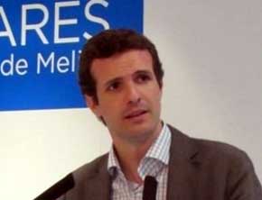 Pablo Casado, dirigente de Comunicación del PP 