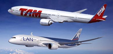 LAN y TAM: primeras aerolíneas en Sudamérica