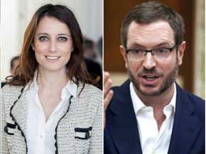 Las nuevas caras de la cúpula del PP: Andrea Levy y Javier Maroto 