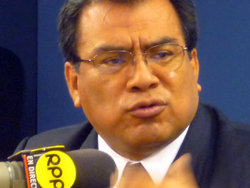 El primer ministro peruano Javier Velásquez Quesquén ha defendido la postura del presidente Alan García
