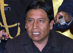 'Todavía no tenemos confirmación, estamos trabajando este tema', declaró el canciller David  Choquehuanca.
