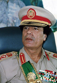 El coronel Muammar Al Gaddafi, en una imagen de archivo de sus primeros años como jefe supremo de Libia

