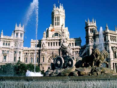 Una Vista de Madrid (Pza. Cibeles)