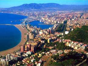 Una bella imagen de Málaga