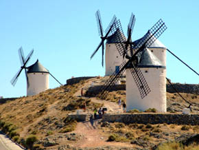 Molinos en Campo de Criptana 