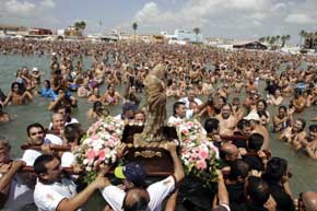 Romería Marítima de la Virgen de la Palma: Autor: Sociedad El Mero