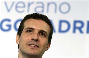 El vicesecretario de Comunicación del PP, Pablo Casado. EFE