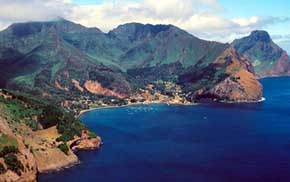 Isla de Robinson Crusoe, en el archipiélago de Juan Fernández...
