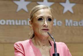 La presidenta de la Comunidad de Madrid, Cristina Cifuentes. (EFE)