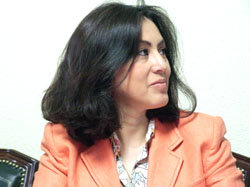 Señora Carmen Almendras Camargo, embajadora de Bolivia en España (Foto: Juan Ignacio Vera)