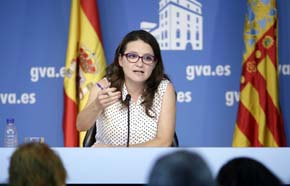 La vicepresidenta del Gobierno valenciano, Mònica Oltra. 