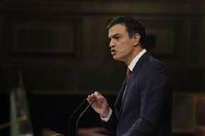 El secretario general socialista, Pedro Sánchez. 