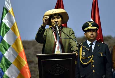 Evo Morales en una imagen de archivo...