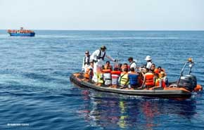 Libia.- El barco 'Phoenix' de MSF rescata a 201 personas en el Mediterráneo 

