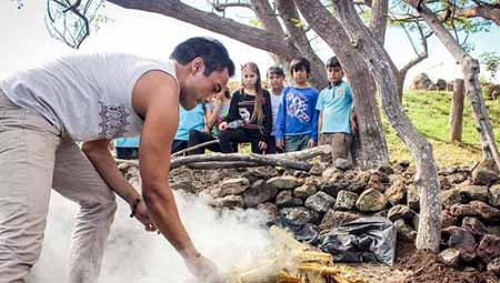 CONADI otorga valor a los sitios ceremoniales Rapa Nui a través de las nuevas generaciones