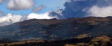 Situación volcán Cotopaxi