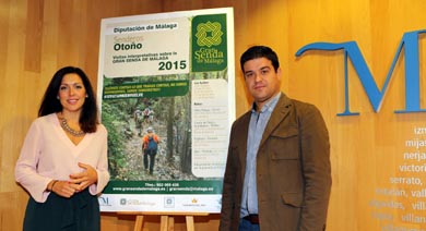 Diputación presenta Senderos de Otoño 2015. Visitas interpretativas sobre la Gran Senda de Málaga