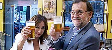 Rajoy, en el programa de Ana Rosa, en Telecinco 