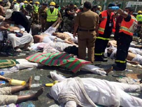 Una estampida deja decenas de muertos entre los peregrinos a la Meca (Foto: Almasaronline) 