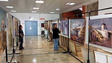 La Exposición Itinerante “De Un Lugar de La Mancha” a su paso por Puertollano