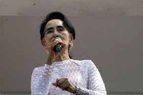 Líder opositora, Aung San Suu Kyi