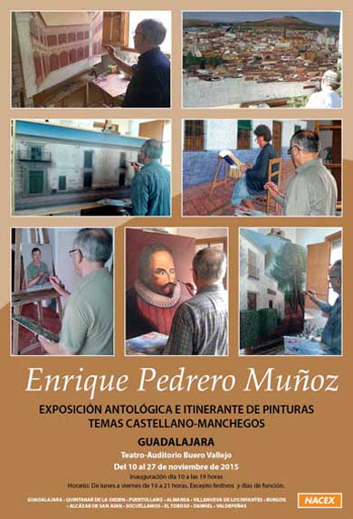 Inauguración de la exposición antológica e itinerante de pinturas de Enrique Pedrero Muñoz 