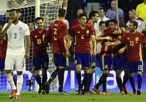 España derrotó a Inglaterra