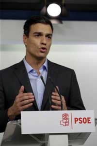 Pedro Sánchez secretario general del PSOE