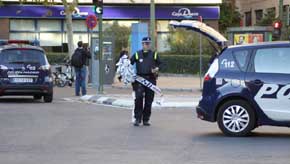 Falsa alarma en la Plaza de Cuzco de Madrid...