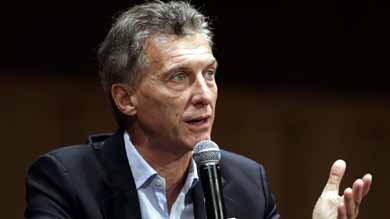 El presidente electo de Argentina, Mauricio Macri