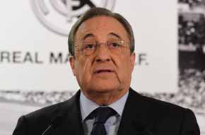 Florentino Pérez presidente del Real Madrid