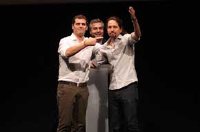 Pablo Iglesias y Albert Rivera