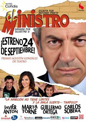 Carlos Sobera, protagonista de “El Ministro” en el Teatro Infanta Isabel