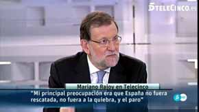 Rajoy, sobre Catalunya: “No tengo ningún interés en aplicar el artículo 155”