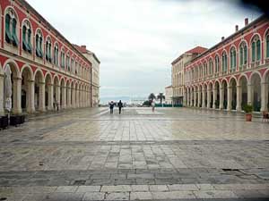 El Palacio de Diocleciano en Split (Croacia)