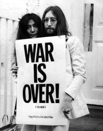 John  Lennon y Yoko Ono