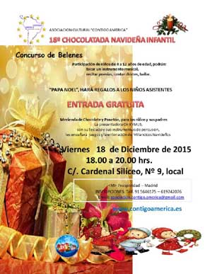 18ª Chocolatada Navideña de la Asociación Cultural “Contigo América”