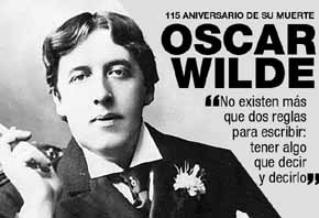 Las 10 mejores citas de Oscar Wilde en el 115 aniversario de su muerte