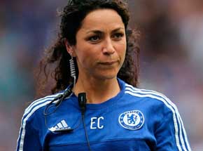 La ex doctora del equipo Eva Carneiro con quien Mourinho tuvo un serio altercado profesional.